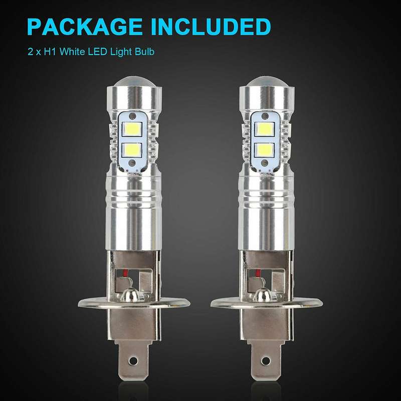 10pcs 100w H1 Led Bulbs Headlight 6000k Car Fog Lamp for Car