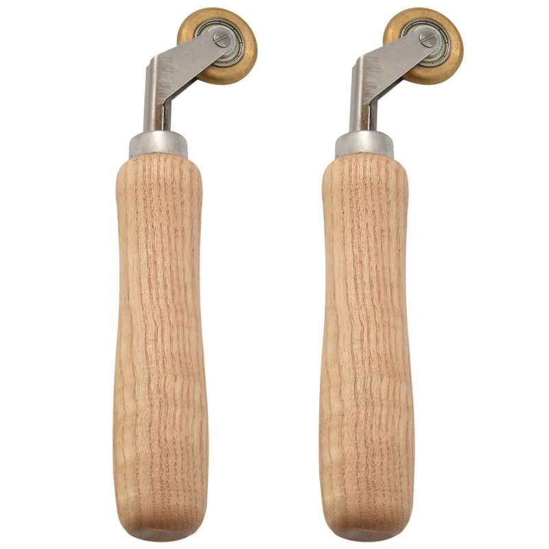 2x 6mm Brass Penny Roller with Ball Bearing Plastic Welder Tool