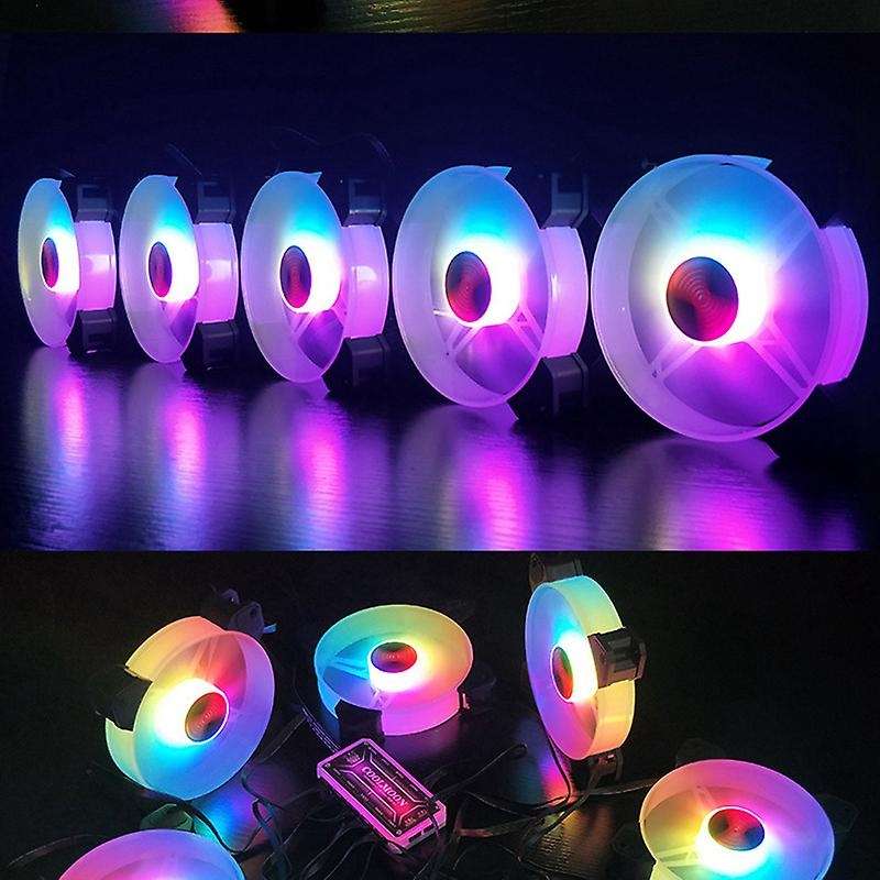 Coolmoon F-yh Computer Case Pc Cooling Fan Rgb Adjust 120mm Case Fan