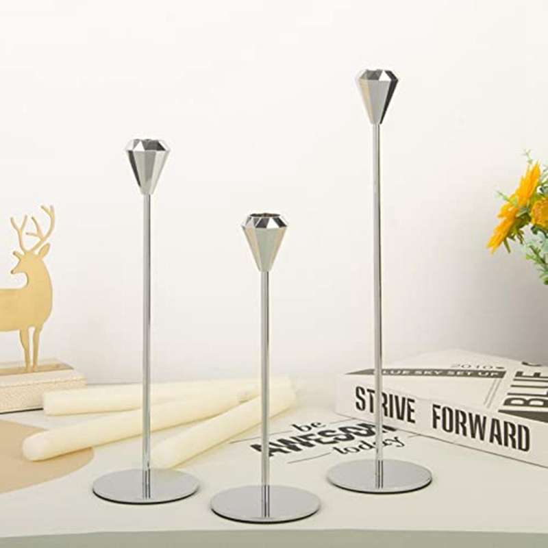 1 Set Of 3 Candle Holder for Table Decor Home Decor Wedding B