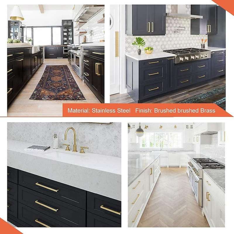 Gold Cabinet Pulls Brushed Drawer Pulls Gold Kitchen Cabinet Handles
