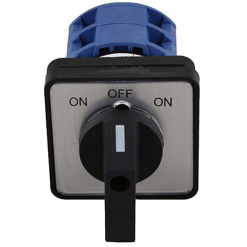 3x Ac660v 25a 3-position Momentary Changeover Switch Blue+black
