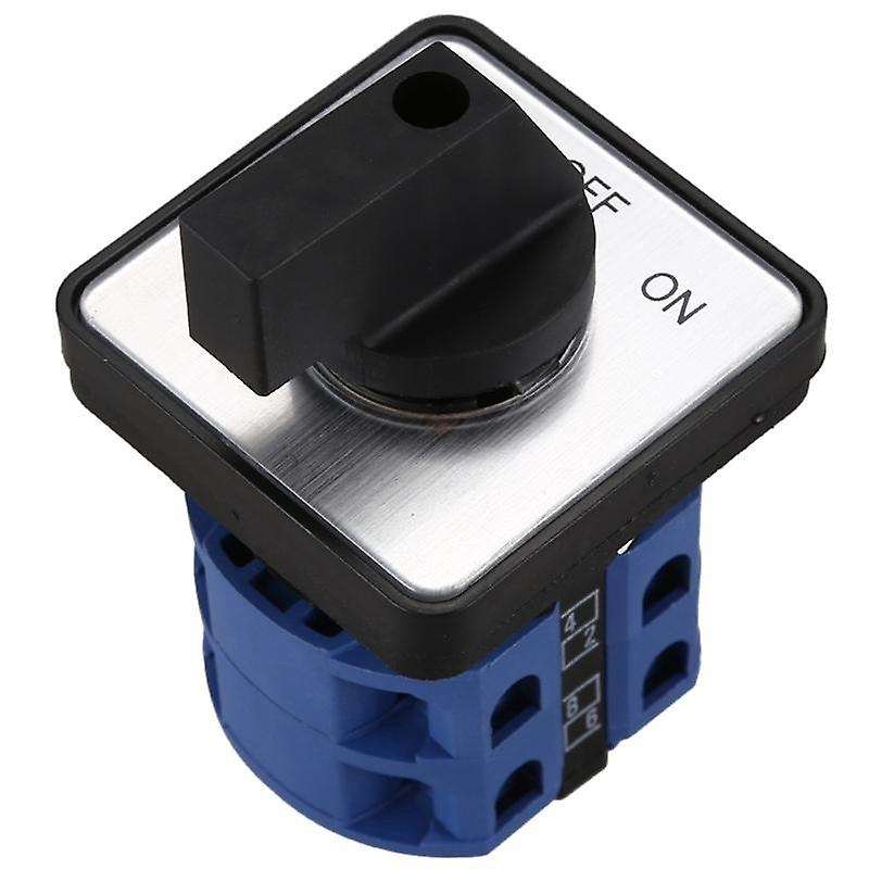 3x Ac660v 25a 3-position Momentary Changeover Switch Blue+black
