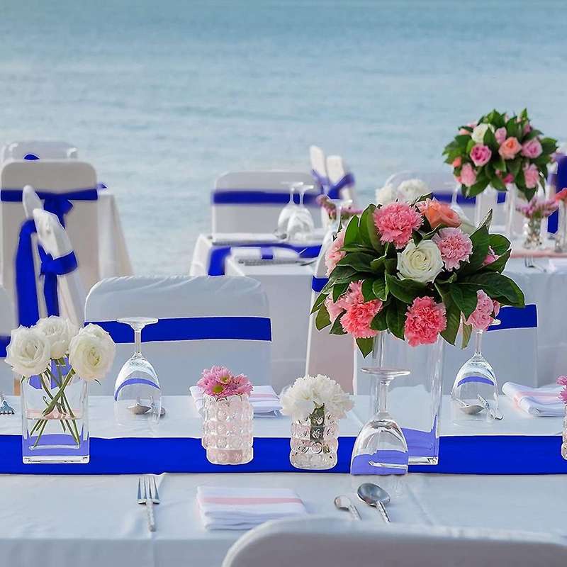 10pcs Table Flag Satin Table Flag 13x108 Inch Long Table Flag