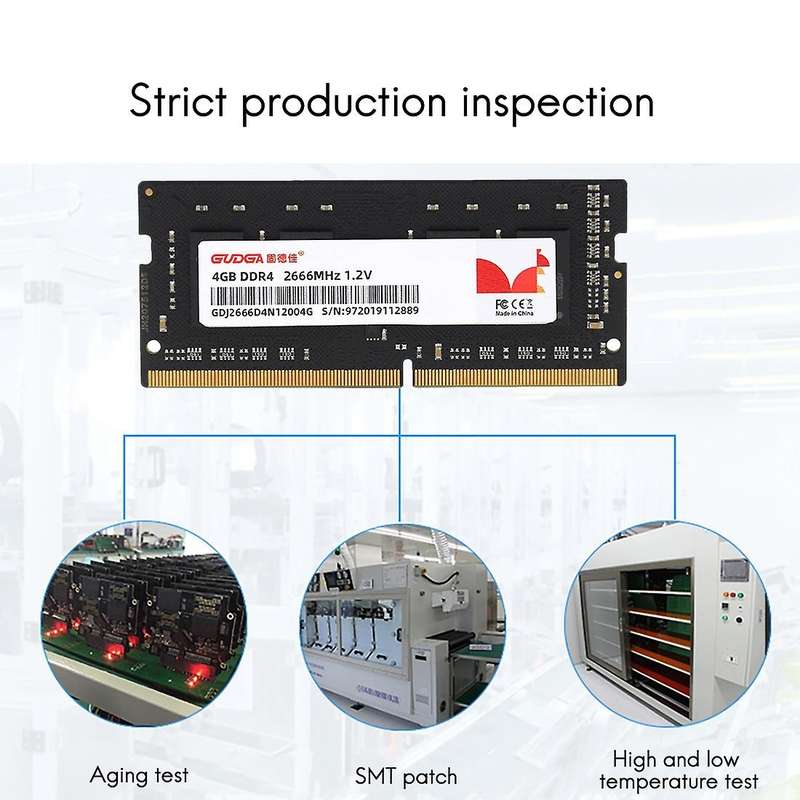 Gudga 4gb Ram Laptop Gaming Memory Module Compatible with 2133/2400