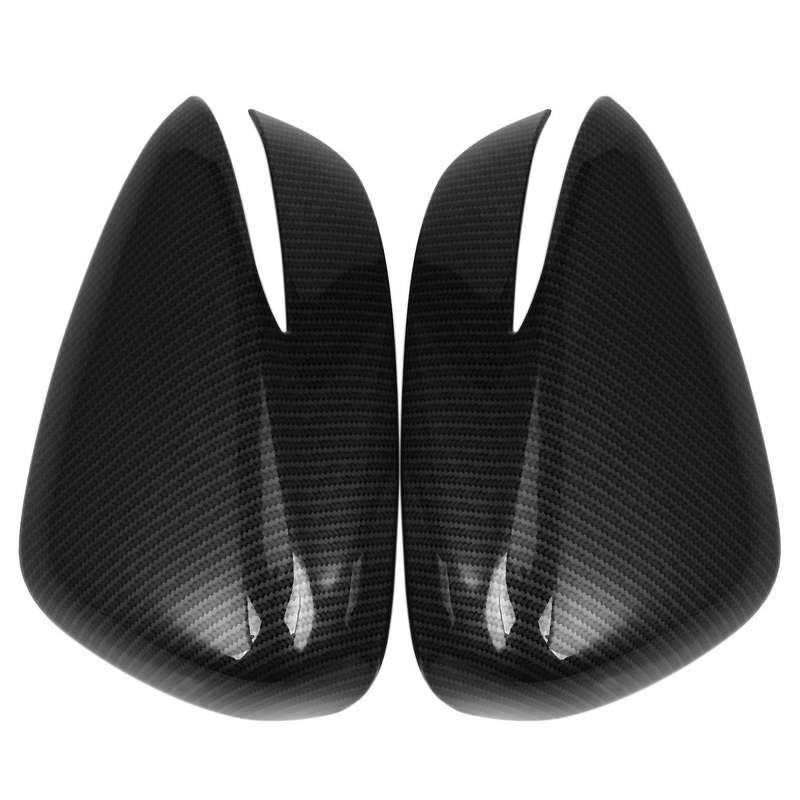 Carbon Fibre Rear View Mirror Trim Cover Car Styling Accessories 2pcs