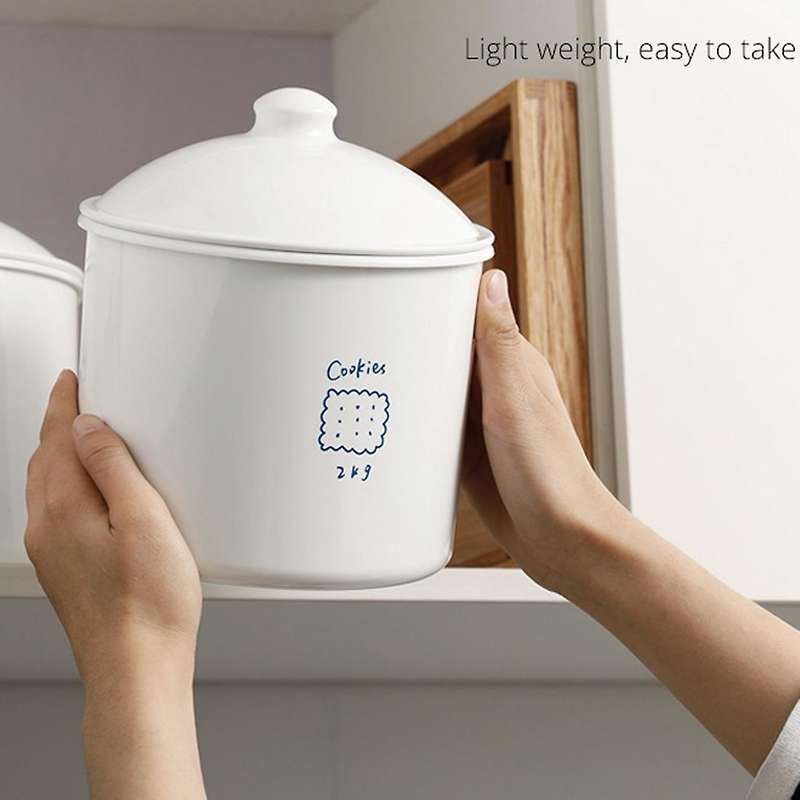 2.8l Kitchen Food Jar with Lid Sealed Snack Cookie Biscuit Candy Jar