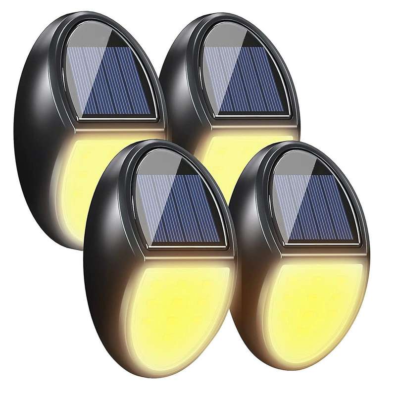 Solar Step Lights Solar Wall Lights for Deck Patio Stairs Yard Garden