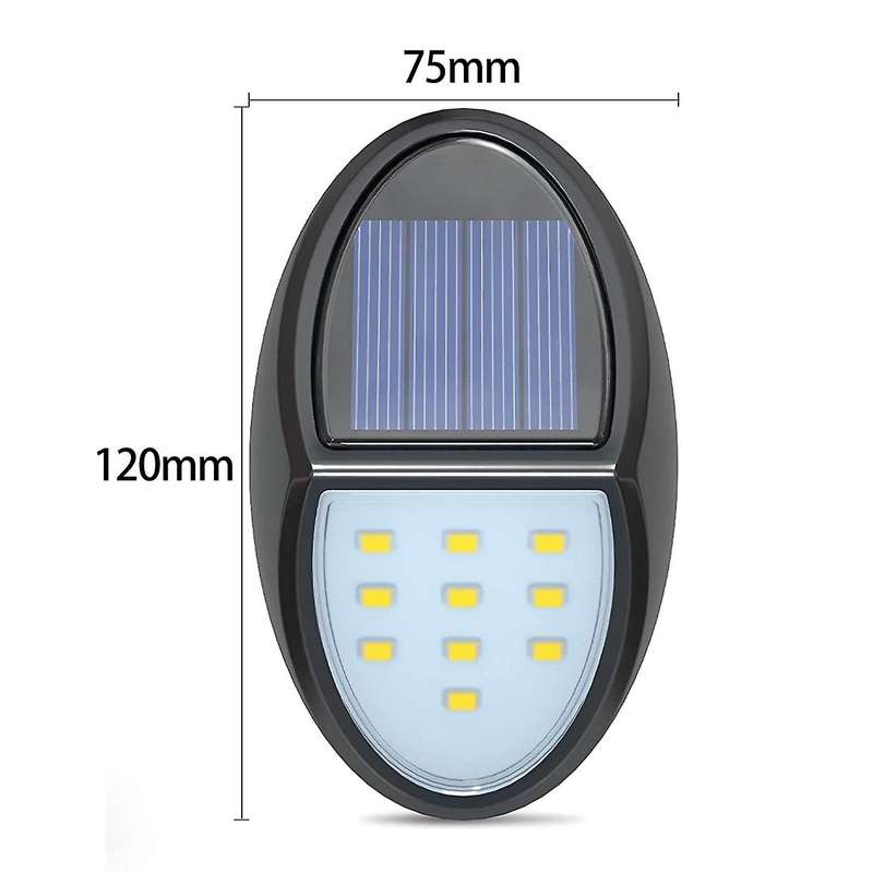 Solar Step Lights Solar Wall Lights for Deck Patio Stairs Yard Garden