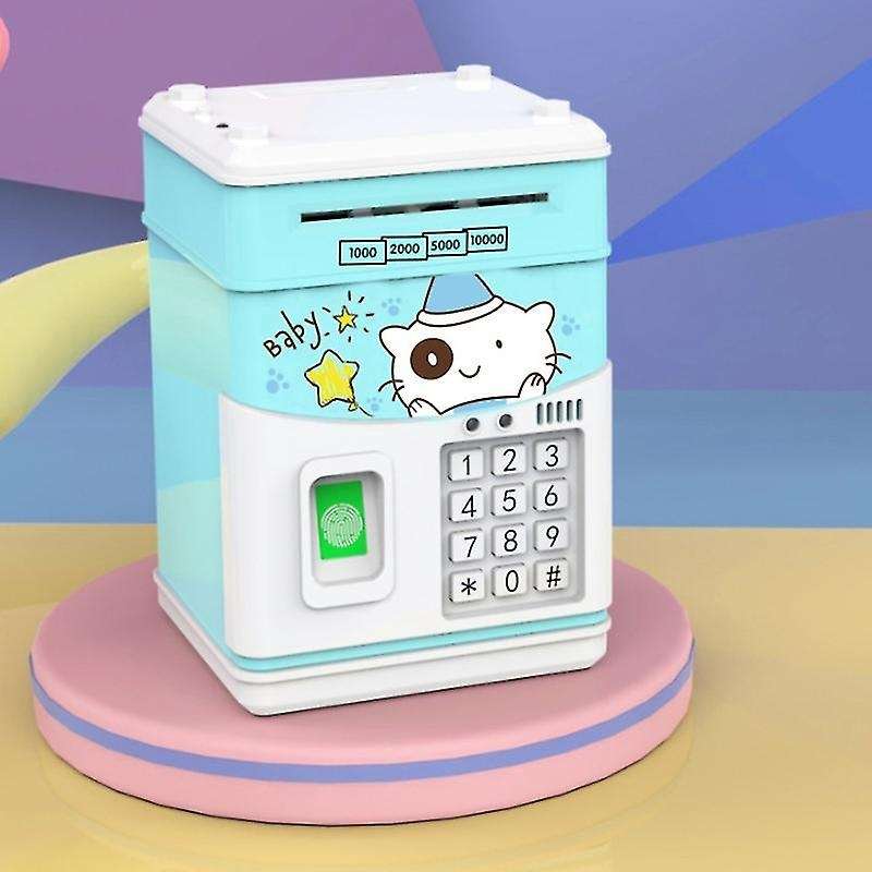 Electronic Piggy Bank with Code, for Kids,kids Safe Bank Pink Rabbit