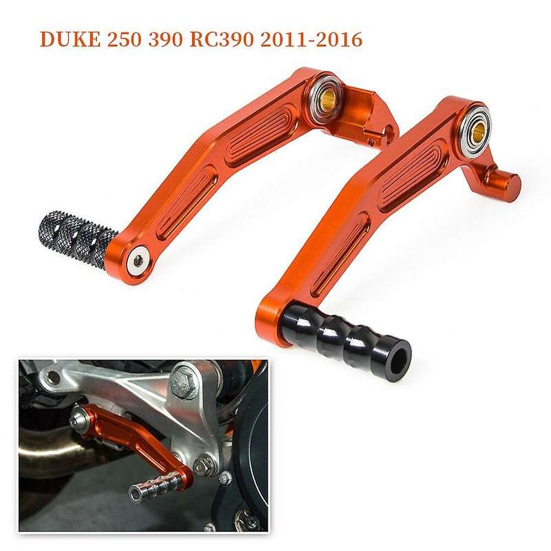 Pair Foot Brake Pedal Gear Shift Lever for Ktm Duke Rc 125 200 11-16