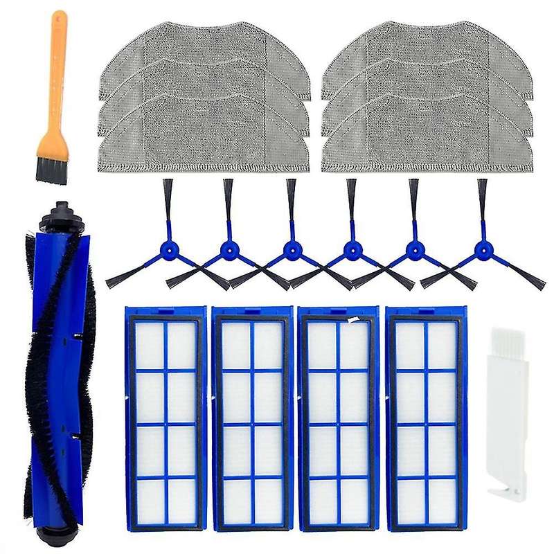 Main Side Brush Filter and Mop Cloth for Anker Eufy L70