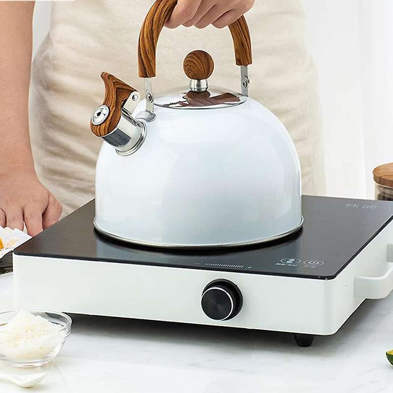 Tea Kettle, Stainless Steel for Stove Top, with Handle Loud Whistle