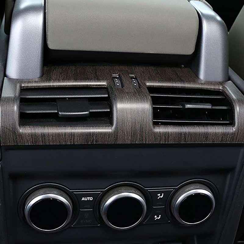Car Oak Color Rear Seat Air Outlet Frame for Land Rover Defender 2020