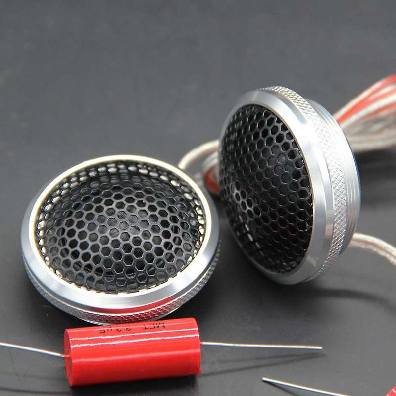 Puzu Aluminum 25mm Asv Silk Dome Tweeter Car Music Audio Speaker Set