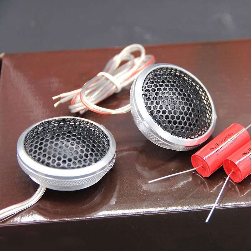 Puzu Aluminum 25mm Asv Silk Dome Tweeter Car Music Audio Speaker Set