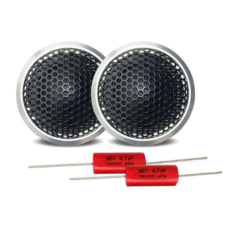 Puzu Aluminum 25mm Asv Silk Dome Tweeter Car Music Audio Speaker Set