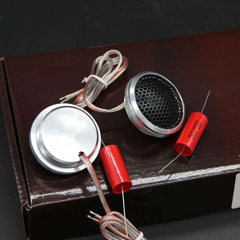 Puzu Aluminum 25mm Asv Silk Dome Tweeter Car Music Audio Speaker Set
