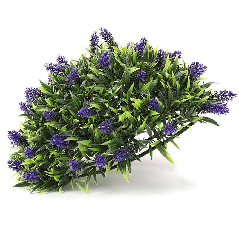 Artificial Purple Lavender Flower Ball Garden Basket 4packs 20cm,25cm