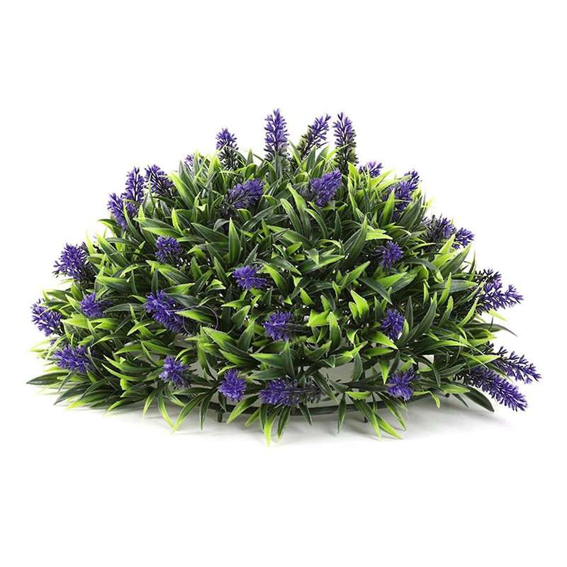 Artificial Purple Lavender Flower Ball Garden Basket 4packs 20cm,25cm