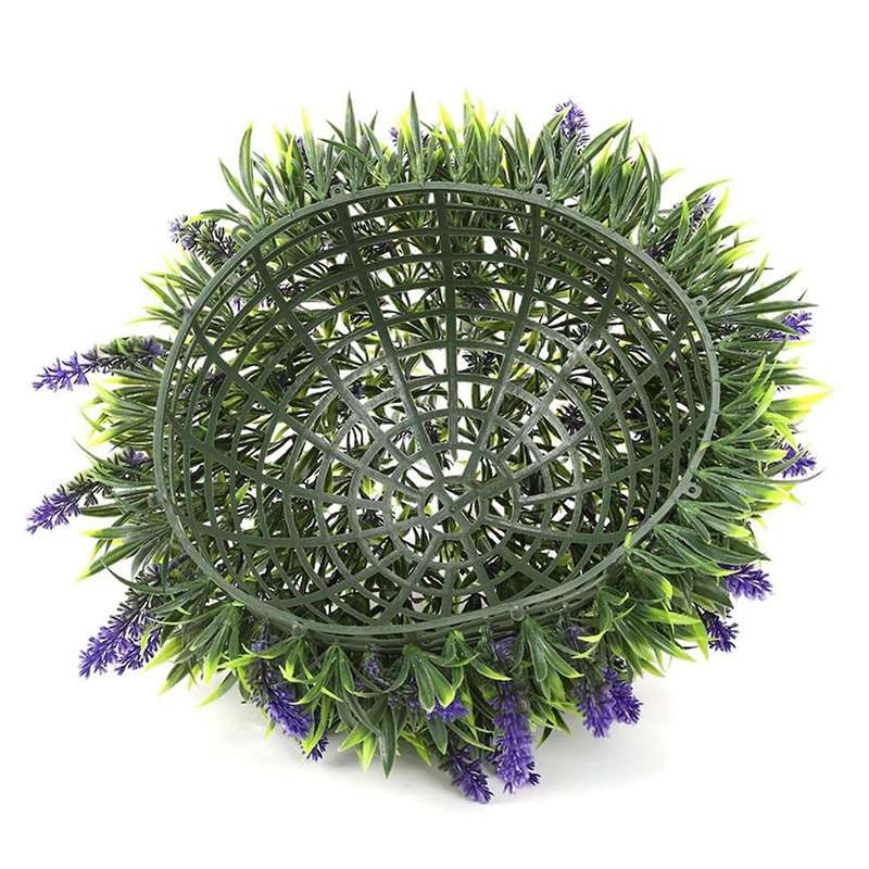 Artificial Purple Lavender Flower Ball Garden Basket 4packs 20cm,25cm