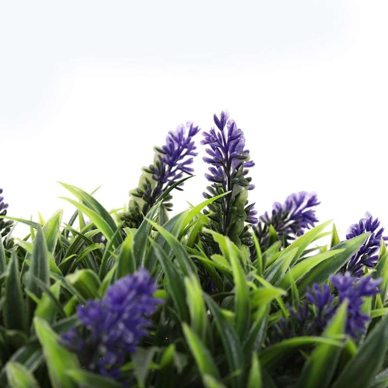 Artificial Purple Lavender Flower Ball Garden Basket 4packs 20cm,25cm