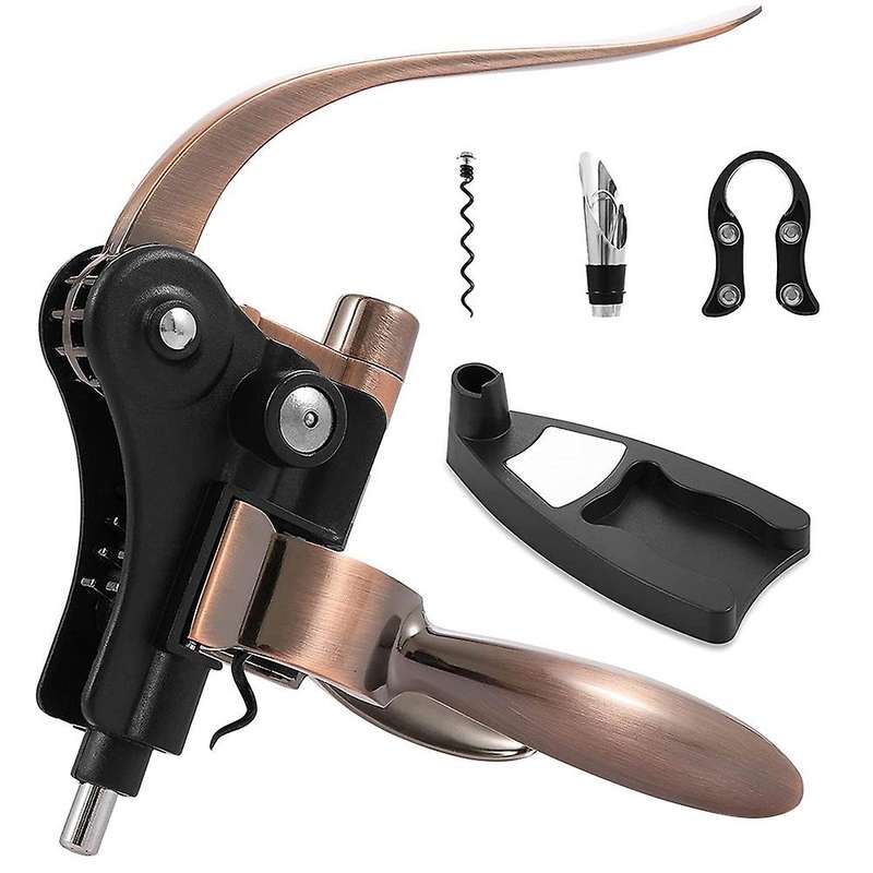 Wine Bottle Opener Set-corkscrew Kit for Families and Parties-bronze