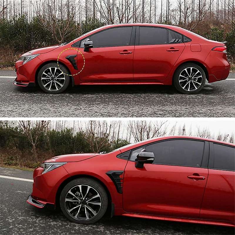 Splitter Spoiler Modification Side Mesh Ventilation Grille Fender
