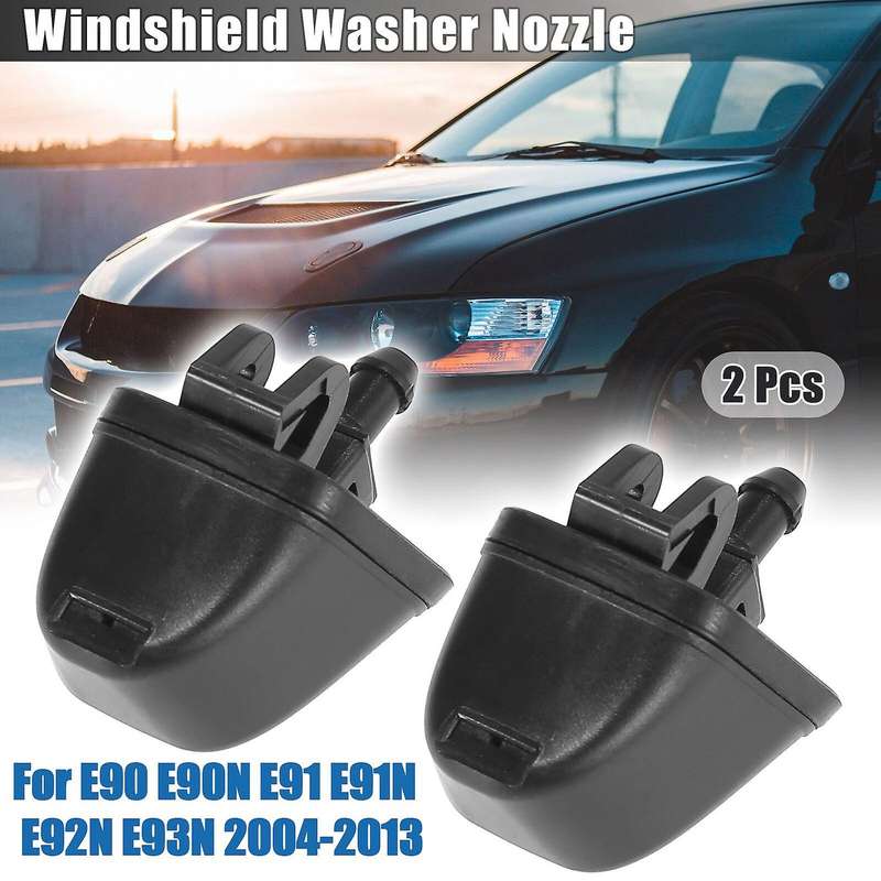 1 Pair New Windshield Washer Sprayer Nozzle Jet 61667138569 for -bmw
