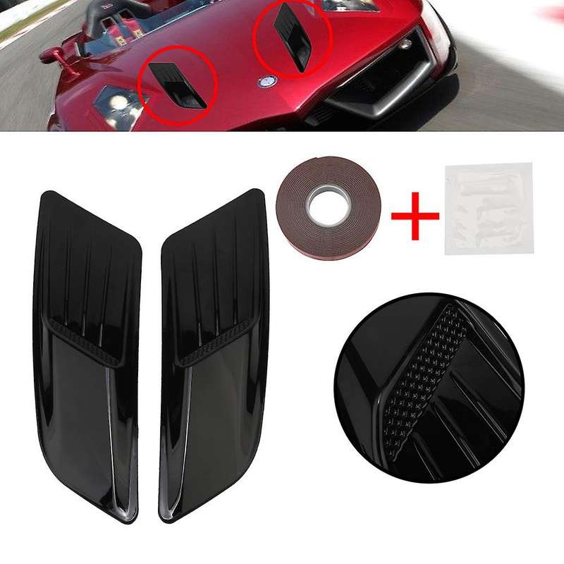 Car Hood Air Intake Trim Scoop Vent Guards for Ford Mustang 2015-2017