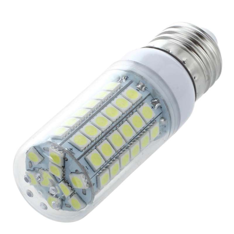 10 X E27 8w 69 Leds 5050 Smd Corn Light Bulb Spot Lamp White 6500k 500lm = 60w