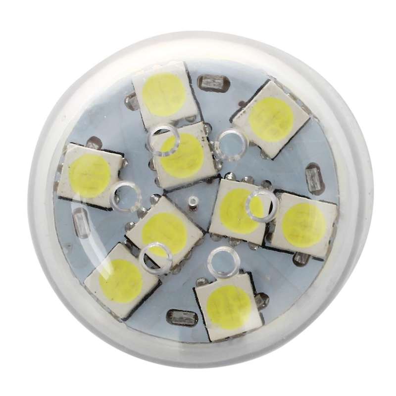 10 X E27 8w 69 Leds 5050 Smd Corn Light Bulb Spot Lamp White 6500k 500lm = 60w