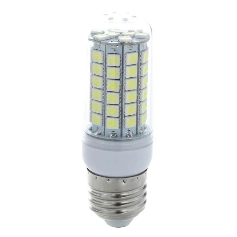 10 X E27 8w 69 Leds 5050 Smd Corn Light Bulb Spot Lamp White 6500k 500lm = 60w