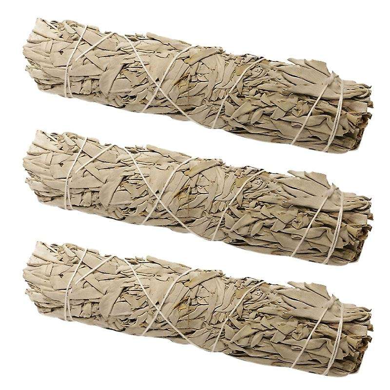 3pcs White Sage California White Sage Pure Leaf Smoky White Smoking