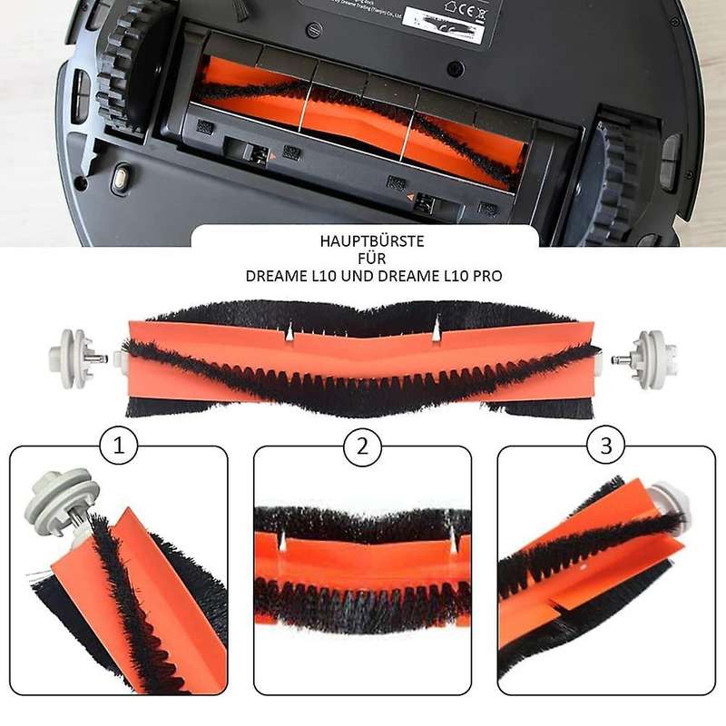 Parts Main Brush Side Brushes Filters for Dreame D9 L10 Pro Robot