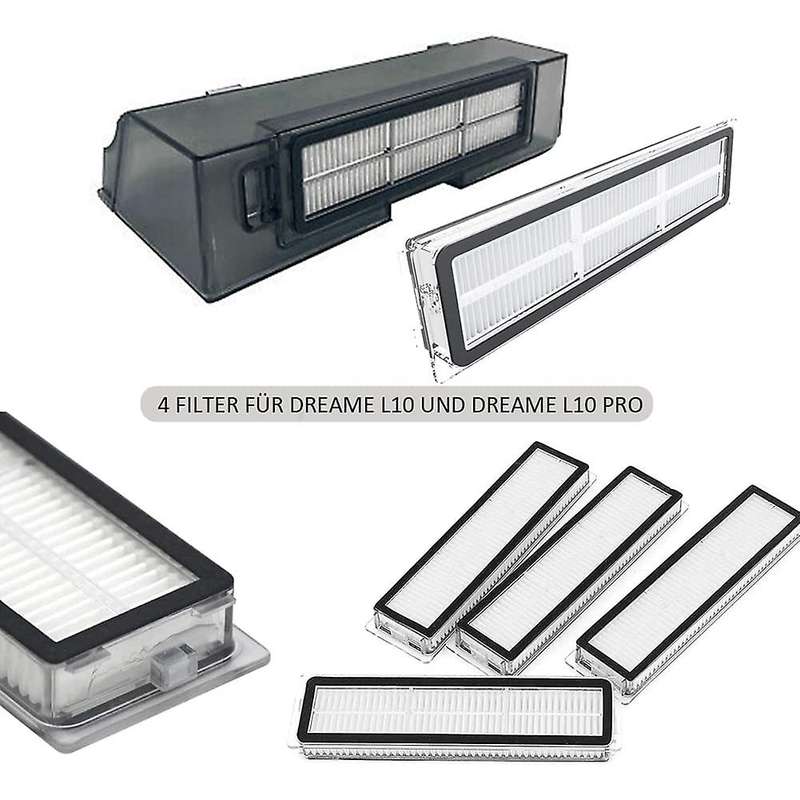 Parts Main Brush Side Brushes Filters for Dreame D9 L10 Pro Robot