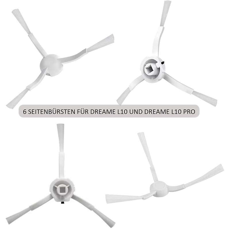 Parts Main Brush Side Brushes Filters for Dreame D9 L10 Pro Robot