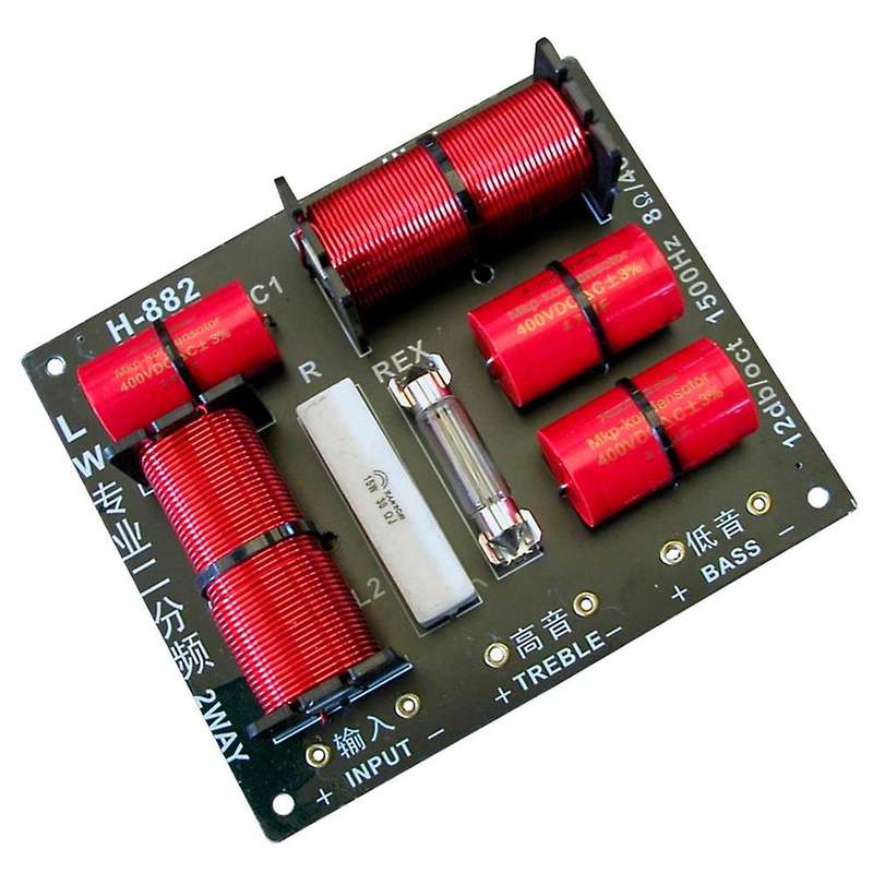400w Tweeter and Bass Crossover 8ohm 2 Way Treble 1.5khz with Bulb