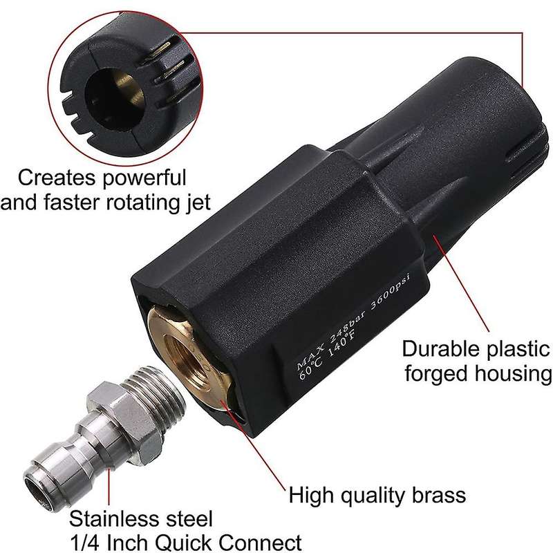 For Rotating Nozzles Of High Pressure Washer.5 Nozzles and Holder