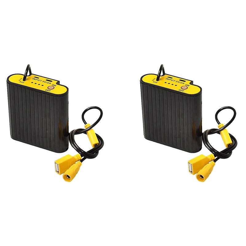8.4v Usb/dc 18650 Battery Storage Carrying Case for Led Bike Light