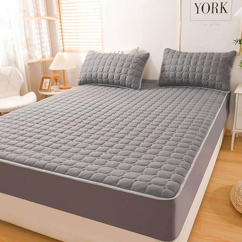 Elastic Fitted Sheet with Deep Pocket Bed Linen Cover -120x200cm