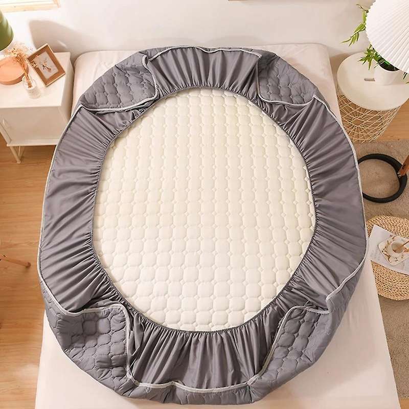 Elastic Fitted Sheet with Deep Pocket Bed Linen Cover -120x200cm