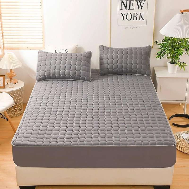 Elastic Fitted Sheet with Deep Pocket Bed Linen Cover -120x200cm