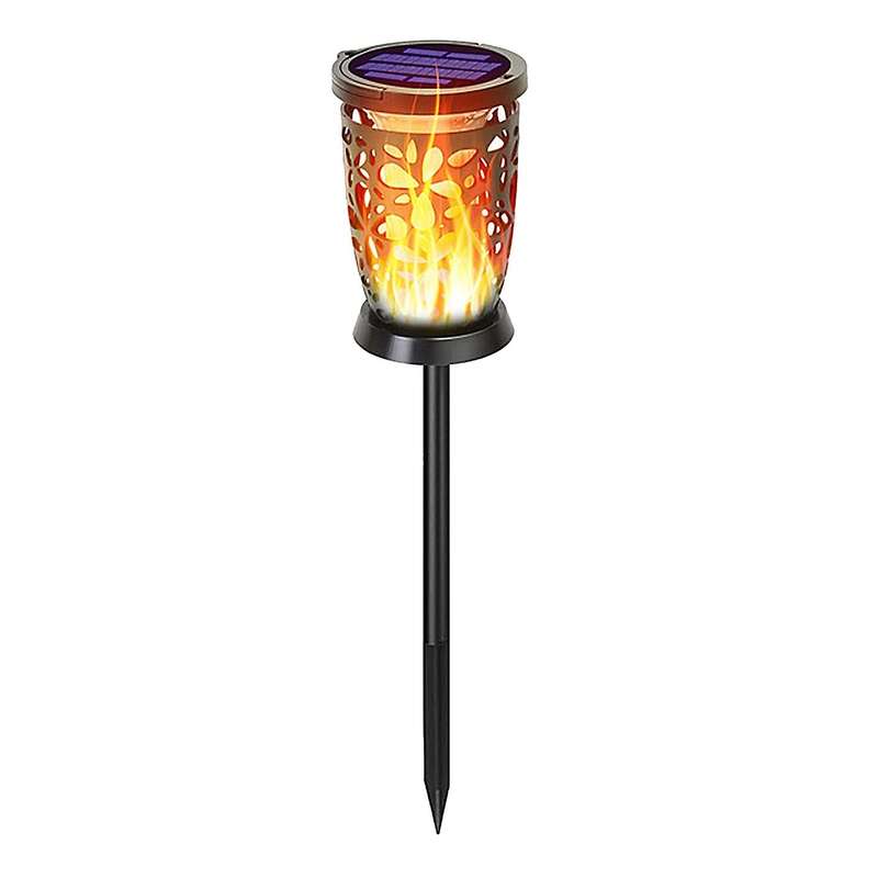 96led Solar Torch Dance Flicker Flame Light Garden Yard Lawn Decor