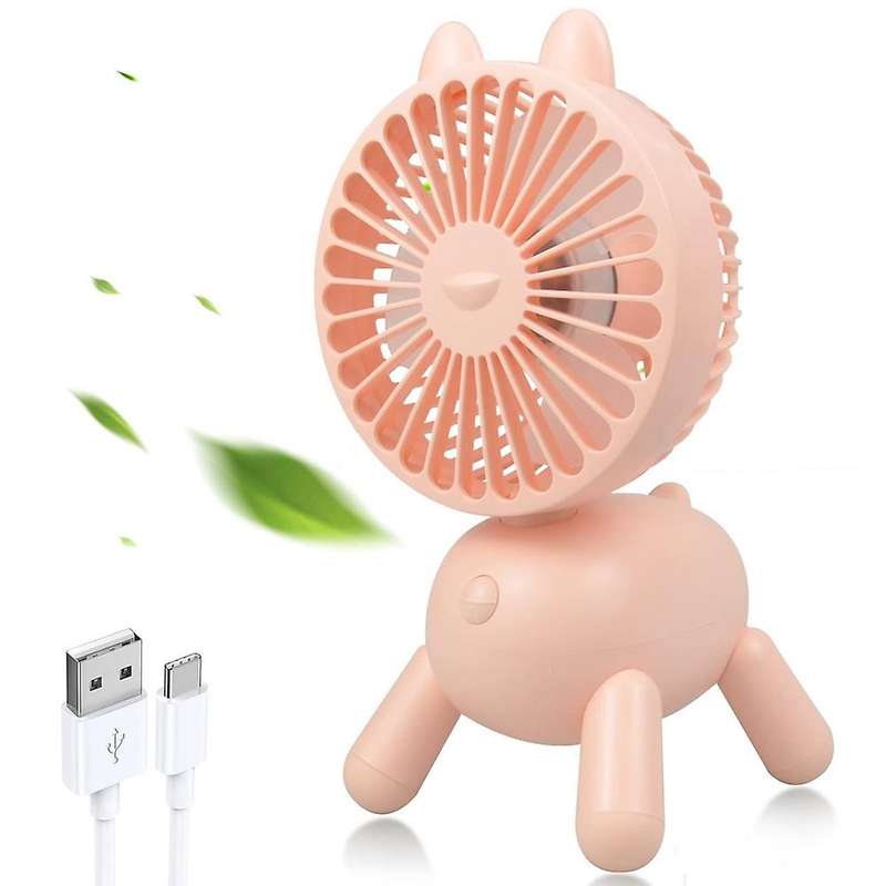 Portable Rechargeable Mini Fan Rotatable Table Usb Desktop Fan