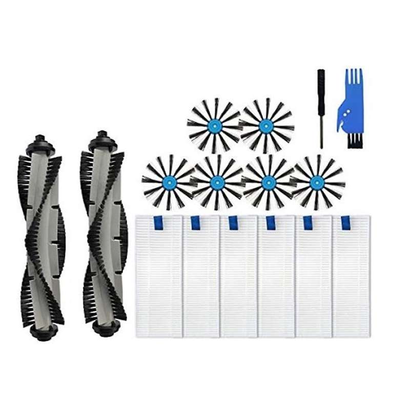 Main Brush Side Brush Mop Cloth Hepa Filter Replacement Parts