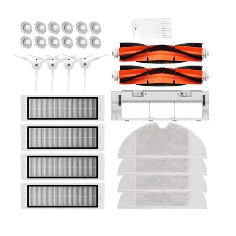 28pack Side Brush Roll Brush Mop Hepa Filter for Xiaomi 1s Robot S50