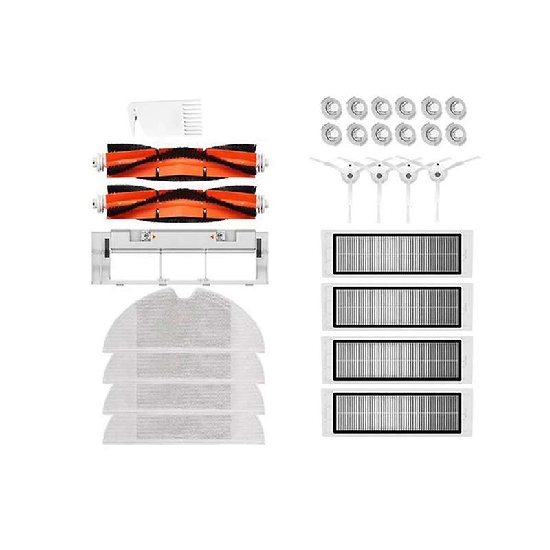 28pack Side Brush Roll Brush Mop Hepa Filter for Xiaomi 1s Robot S50