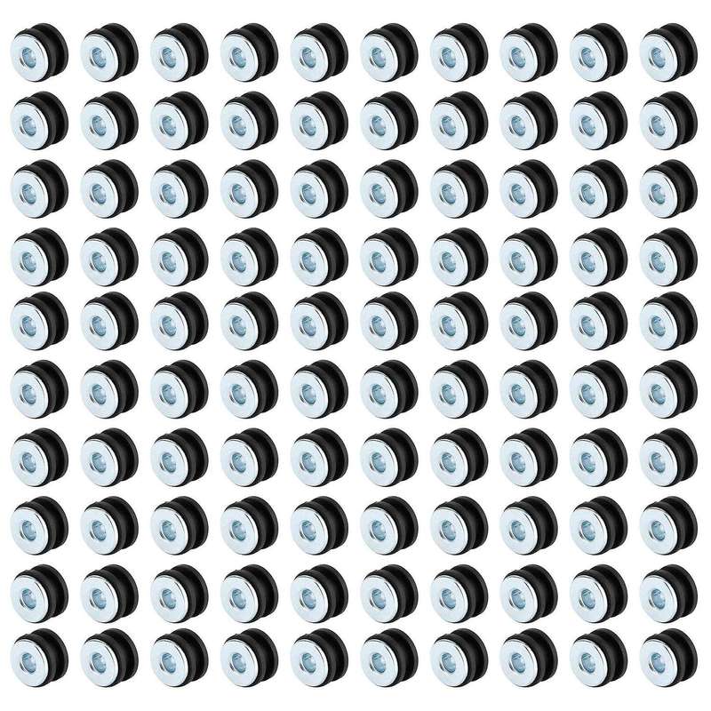 100pcs Rubber Grommets Gasket Bolt Parts for Honda Yamaha Suzuki