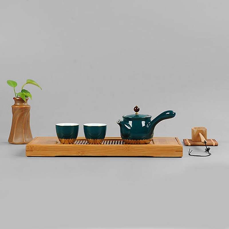 Wood Serving Tray Chinese Gongfu Tea Table Serving Tray Tea Set